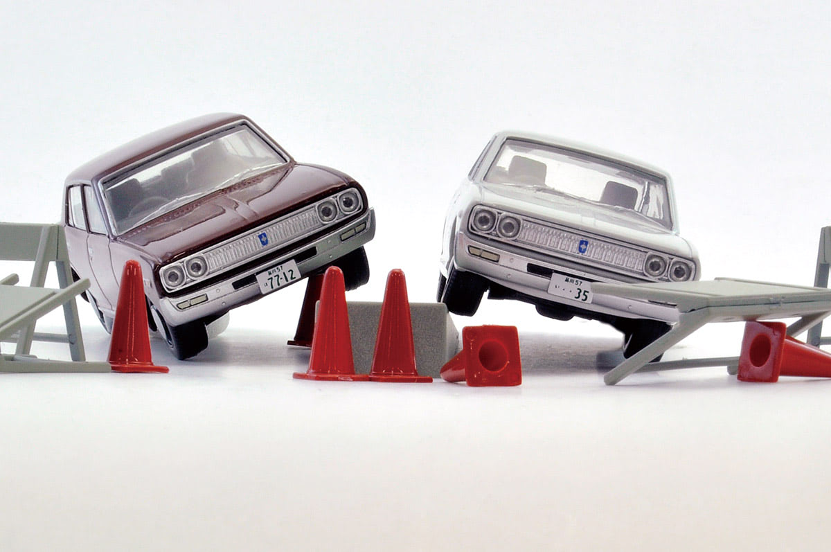 パイロンやバリケード付き！ 西部警察シリーズ第1弾として登場したのは