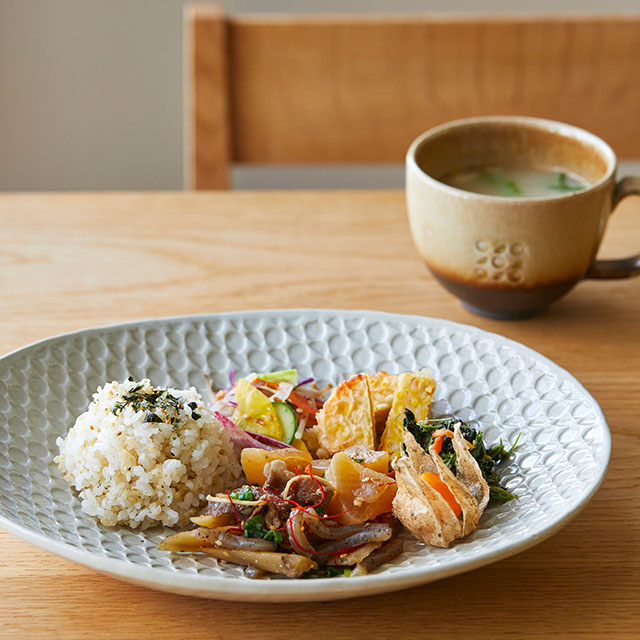 WEB限定】明山窯 日と月 深皿 中｜食卓の道具｜中川政七商店 公式サイト