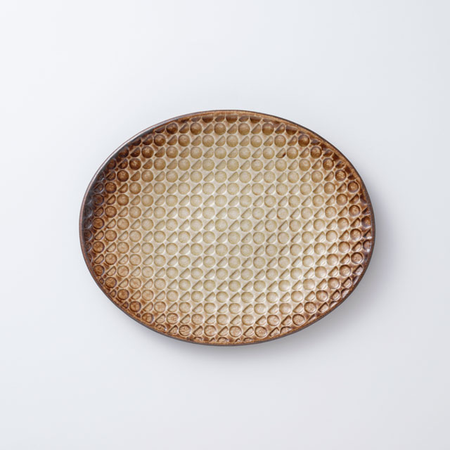 WEB限定】明山窯 日と月 平皿 中｜食卓の道具｜中川政七商店 公式サイト