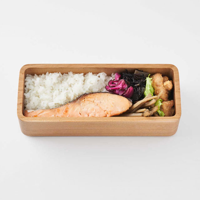 WEB限定】建彦木工 山桜の弁当箱 LL 山桜無垢材｜食卓の道具｜中川政七