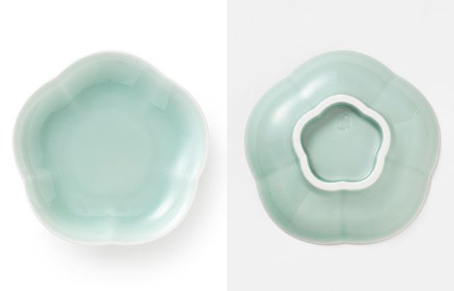 鍋島青磁 高台皿