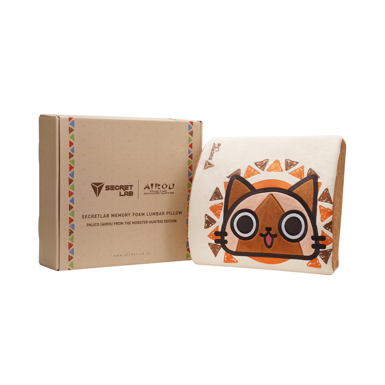 Secretlab Memory Foam Lumbar Pillow - Monster Hunter Edition