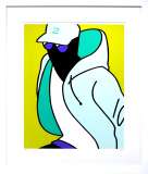 谷口小夏「minor role(ブルー)」スクリーンプリント :: 絵画買取・販売