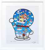 村上隆「青空の下のドラえもん達」オフセット・リトグラフ :: 絵画買取