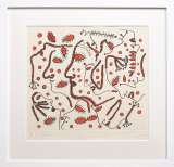 ピエール＝オーギュスト・ルノワール「ピン飾りの帽子」リトグラフ