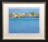 アンドレ・ブーリエ「バージュの湖」リトグラフ :: 絵画買取・販売