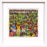 ジェームス・リジィ「WELCOME TO THE BIG APPLE」3Dシルクスクリーン