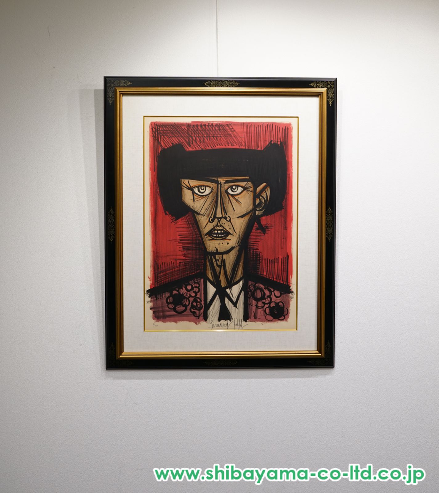 ベルナール・ビュッフェ「ALBUM TOREROSより『闘牛士 S.97