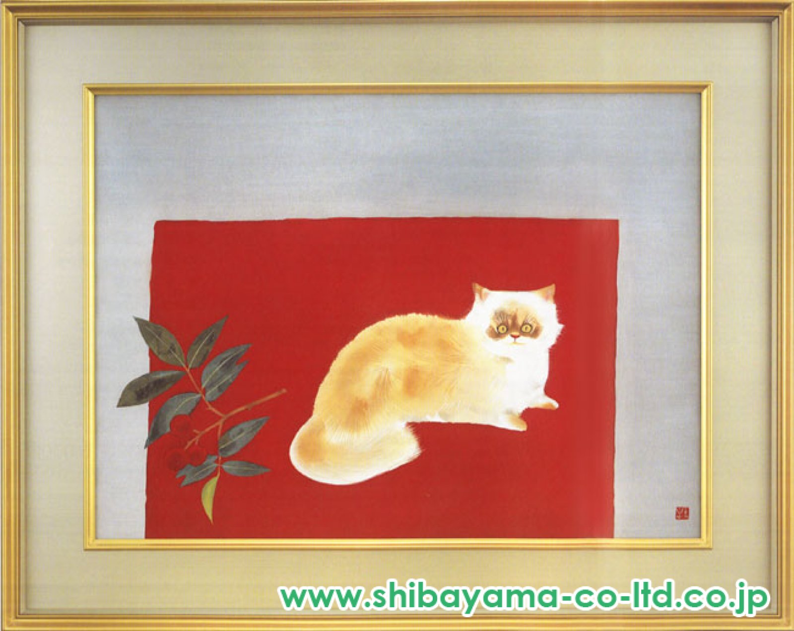 奥村土牛「閑日」木版画 :: 絵画買取・販売 - シバヤマ