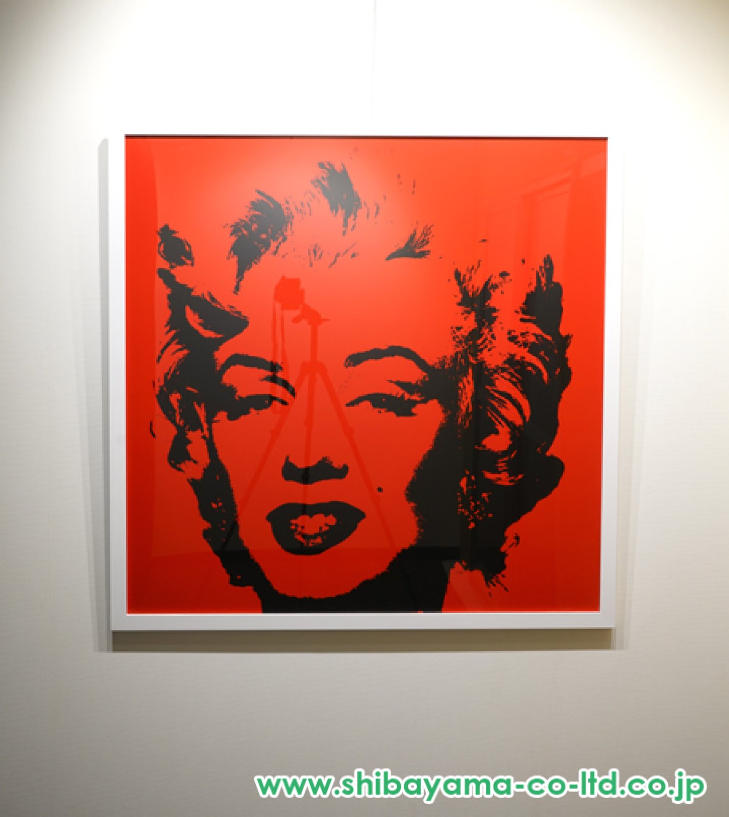 アンディ・ウォーホル「ゴールデン・マリリン 11.43」シルクスクリーン