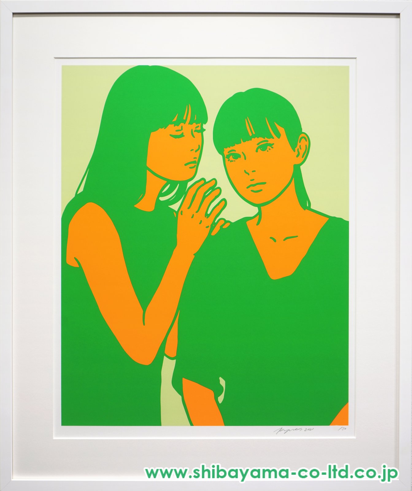 KYNE「Untitled : K」シルクスクリーン :: 絵画買取・販売 - シバヤマ