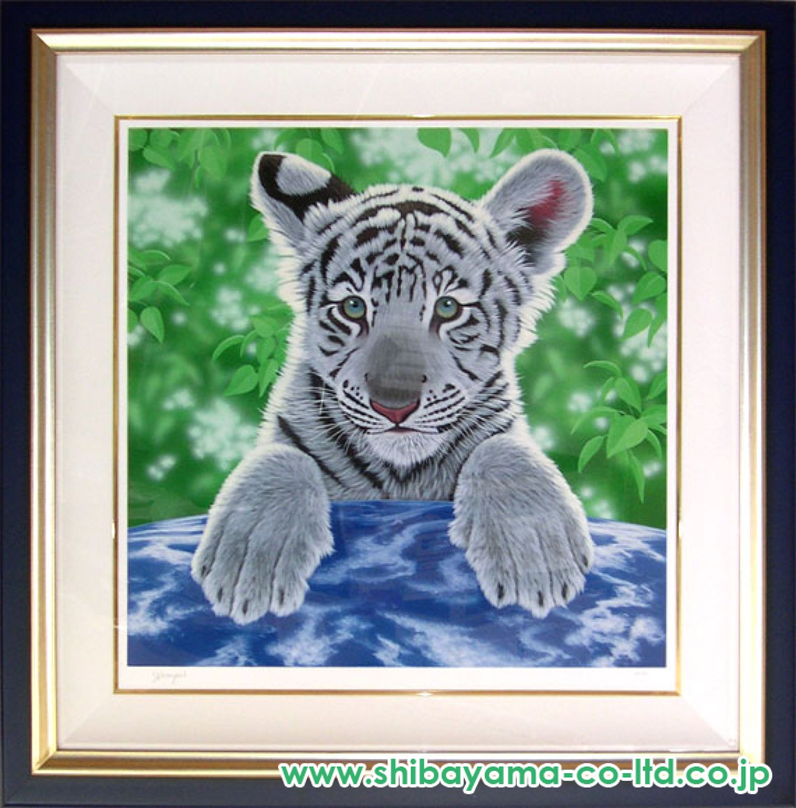 シム・シメール「グリーンアース」ジークレー :: 絵画買取・販売