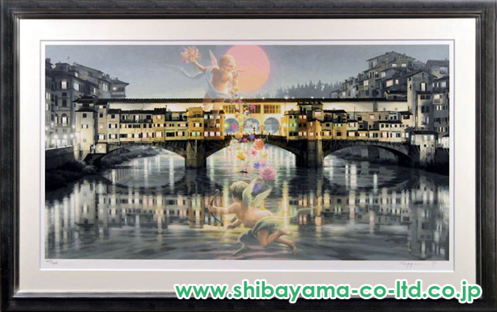 笹倉鉄平「祝福」シルクスクリーン :: 絵画買取・販売 - シバヤマ