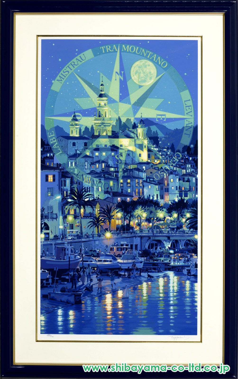 笹倉鉄平「マントン」シルクスクリーン :: 絵画買取・販売 - シバヤマ