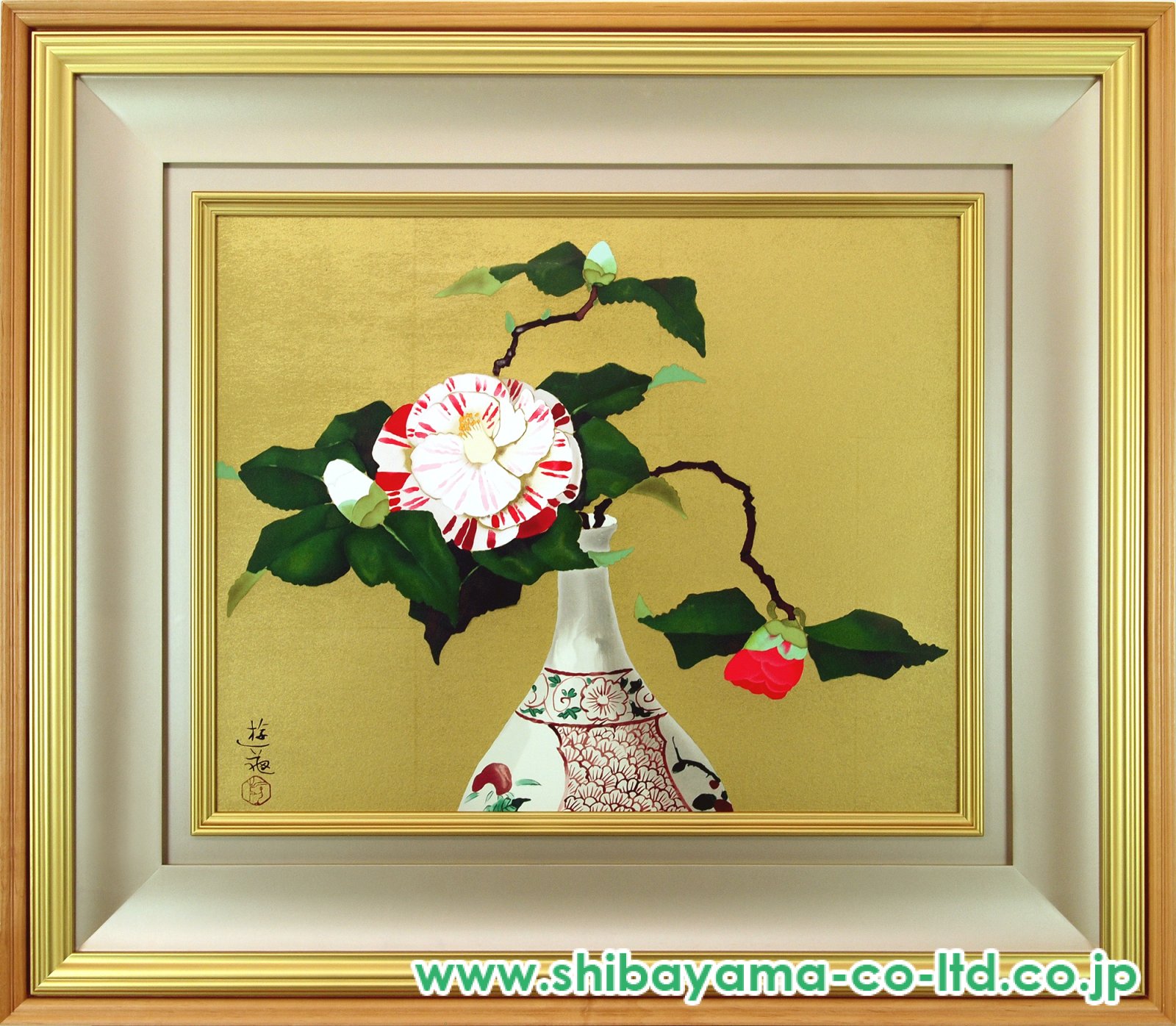 小倉遊亀「瓶花 (喜寿記念)」リトグラフ :: 絵画買取・販売 - シバヤマ