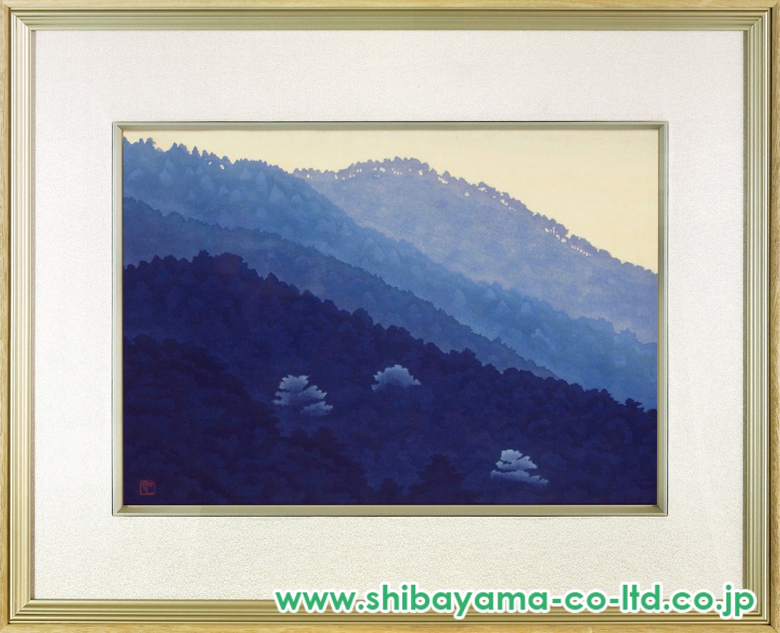 東山魁夷「京洛春秋 春夏三撰より『曙』」木版画 :: 絵画買取・販売