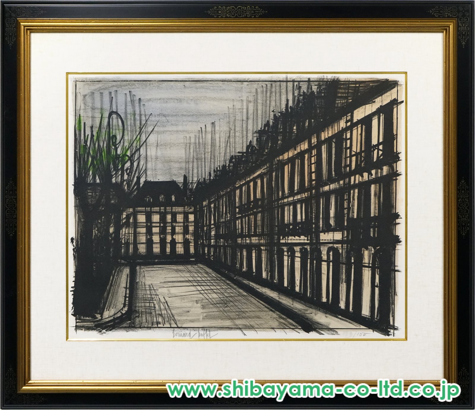 ベルナール・ビュッフェ「パリ・シリーズ (Album Paris)より