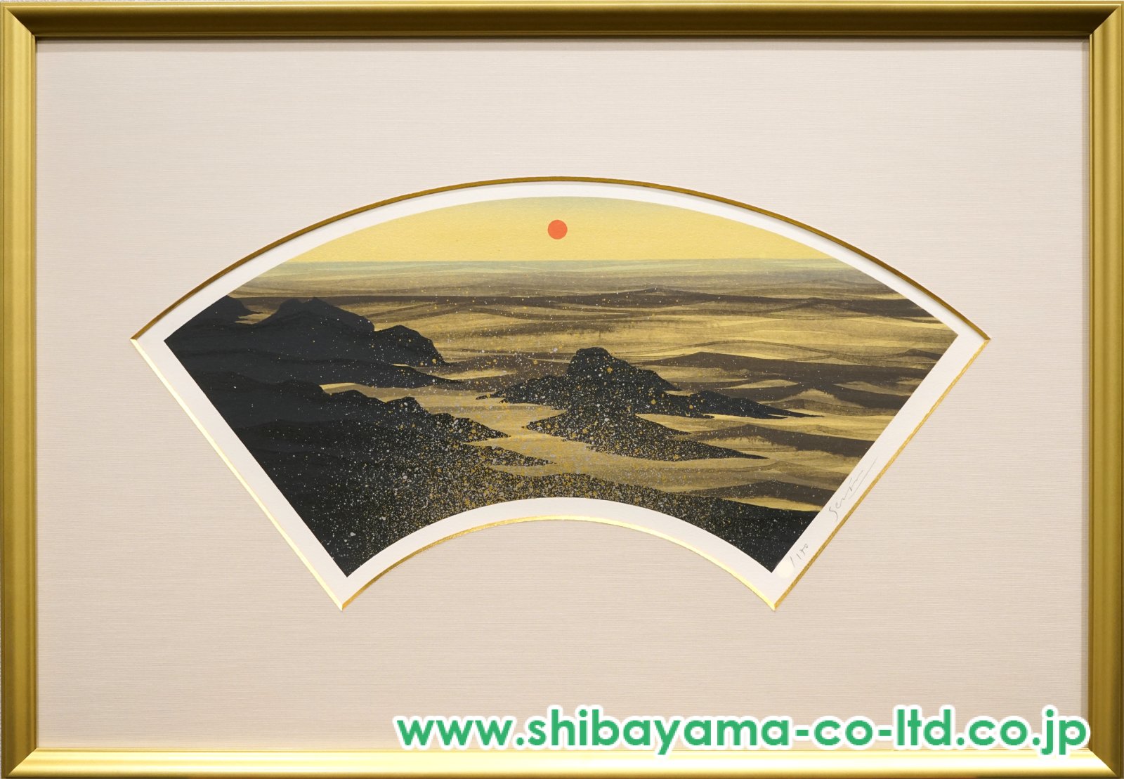 千住博「満潮の朝」リトグラフ :: 絵画買取・販売 - シバヤマ