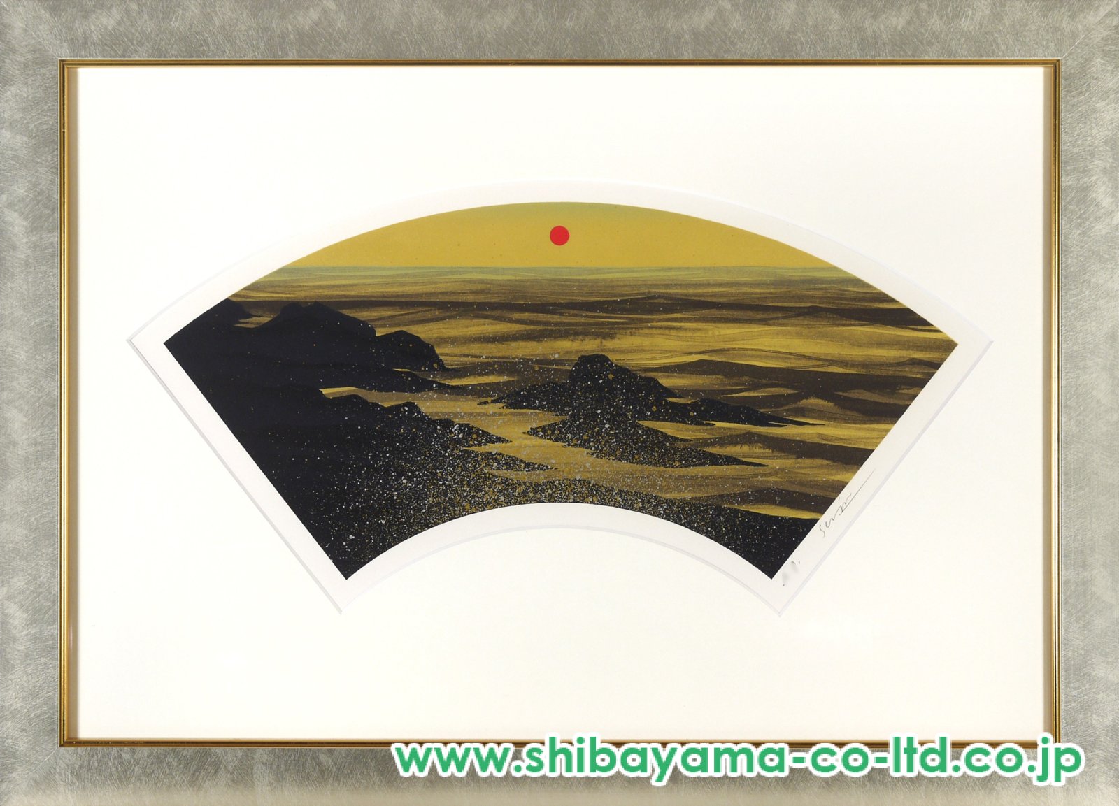 千住博「満潮の朝」リトグラフ :: 絵画買取・販売 - シバヤマ