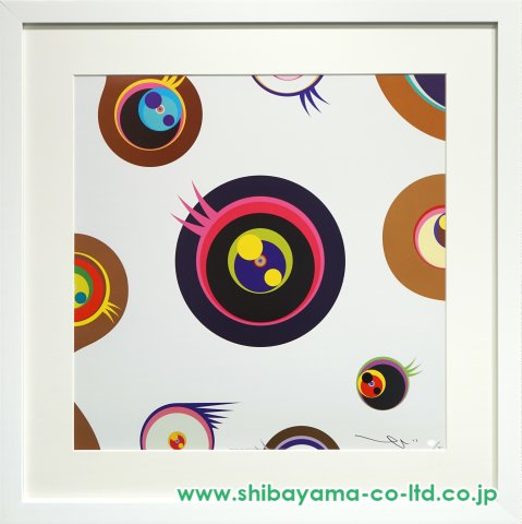 村上隆「めめめくらげ 白1」オフセット・リトグラフ :: 絵画買取・販売