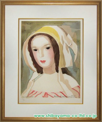 マリー・ローランサン「婦人像」リトグラフ :: 絵画買取・販売 - シバヤマ