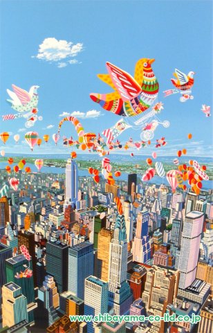 ヒロ・ヤマガタ「ベリースペシャルインニューヨーク」シルクスクリーン