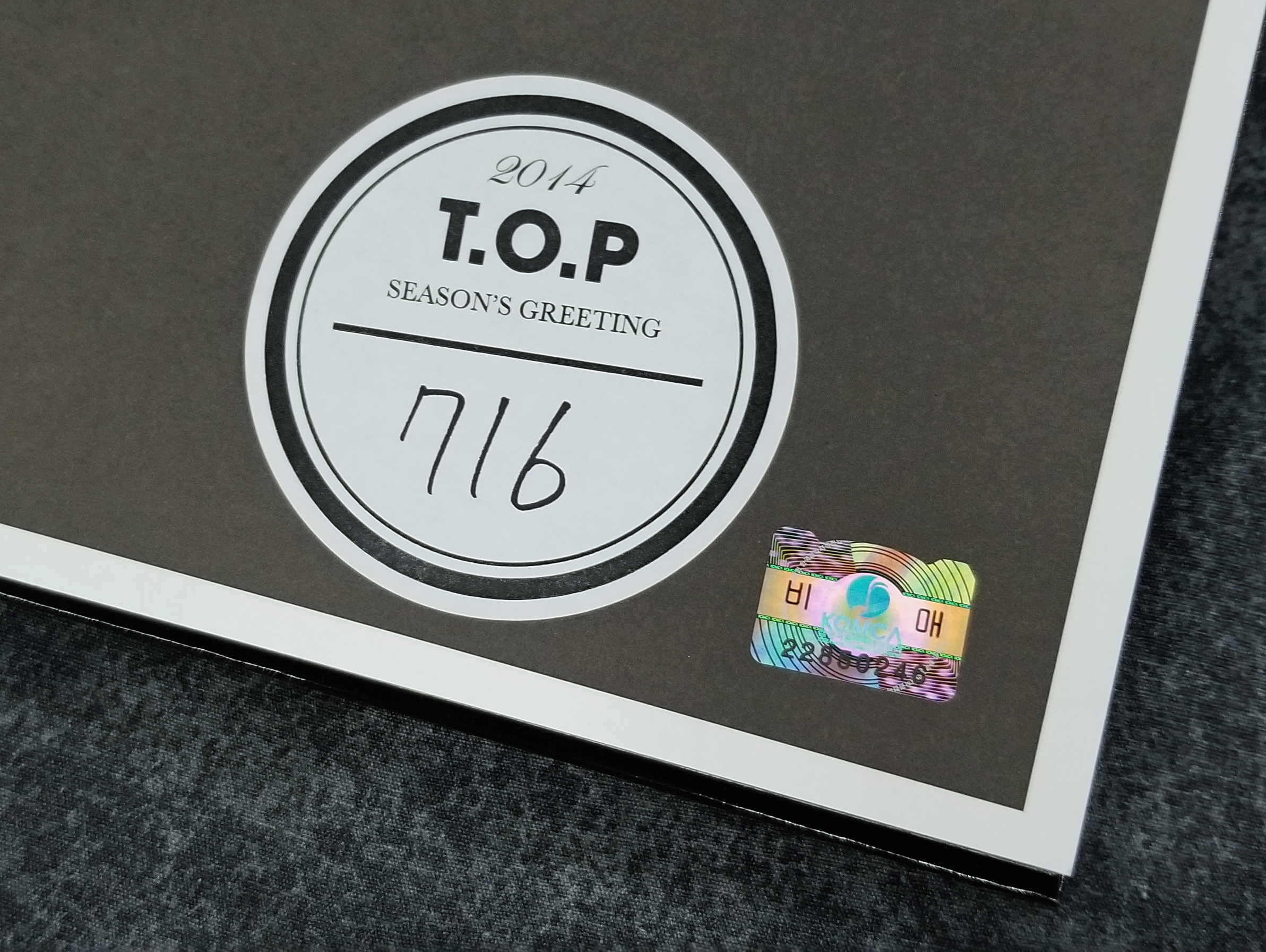 2014 - BIGBANG Season's Greetings - Japan - T.O.P — my BIGBANG