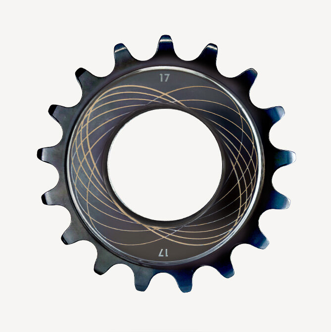 Track Cogs - Black Chrome - 11/128 — Bespoke Chainrings
