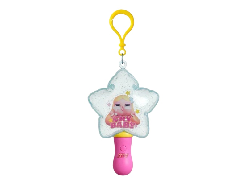 Pop Mart CRYBABY SHINY SHINY Series Shiny Singer Luminous Pendant - US