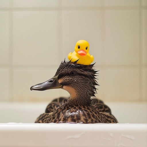 Free Duck Bath Time Image - Duck, Rubber, Bath | Download at StockCake