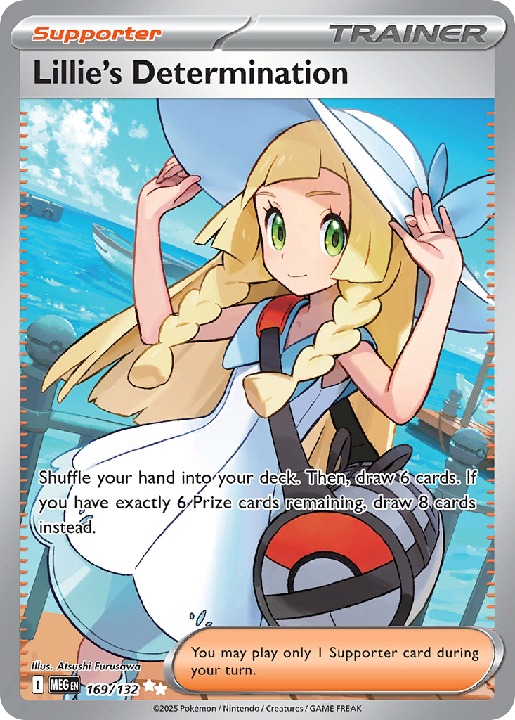 Lillie's Determination #169 Price: $18 → PSA 10: $71 (2025 Guide