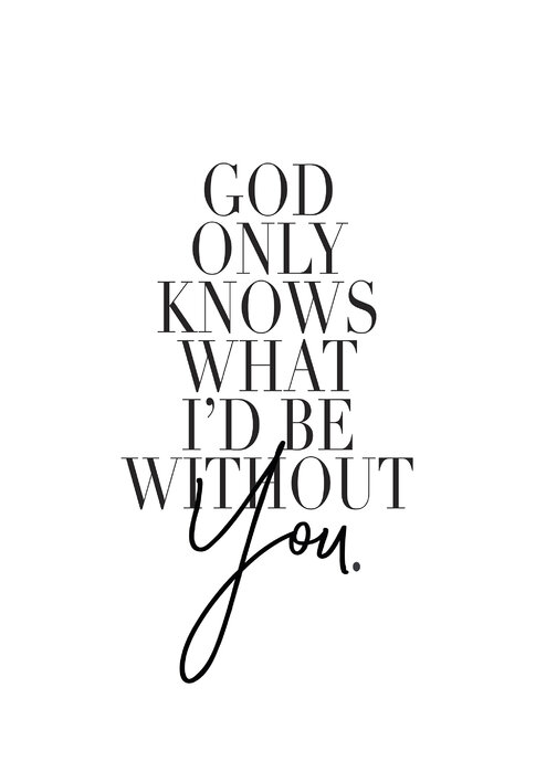 God only Knows – canvas print for all settings – Photowall