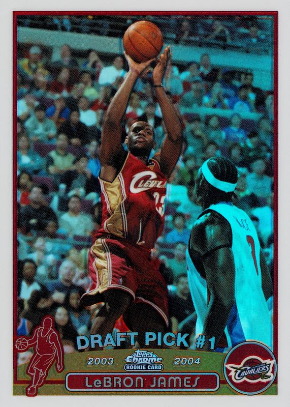 LeBron James 2003 Topps Chrome #111 Refractor Price Guide - Sports