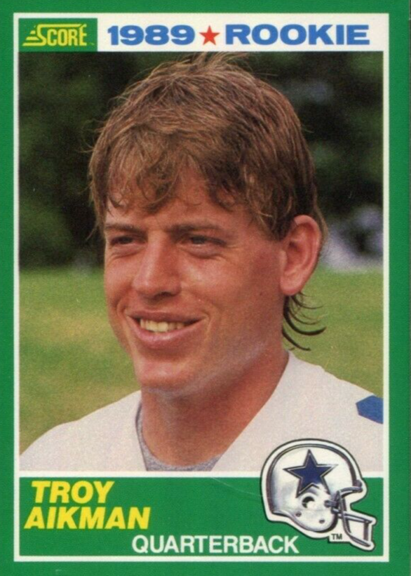 Troy Aikman 1989 Score #270 Base Price Guide - Sports Card Investor