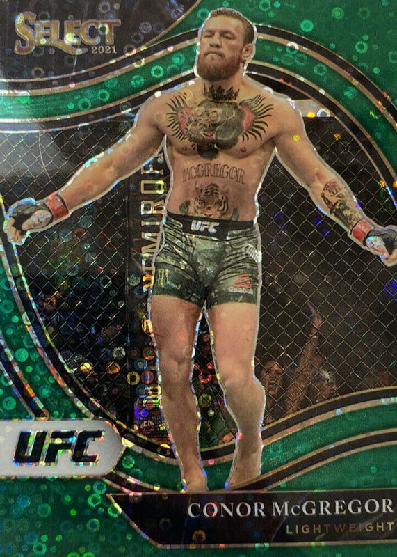 Conor McGregor 2021 Select UFC #284 Octagonside Green Disco /5