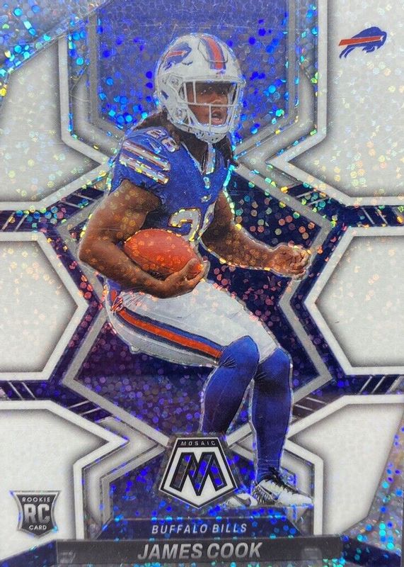 James Cook 2022 Mosaic #309 White Sparkle /(SSP) Price Guide