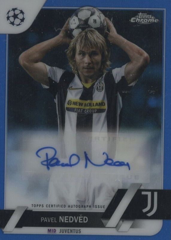 Pavel Nedved 2022 Topps Chrome UEFA Club Competitions #CA-PN