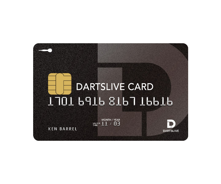 ゲームカード【ダーツライブ】#59 クレジットカード｜ダーツ用品は