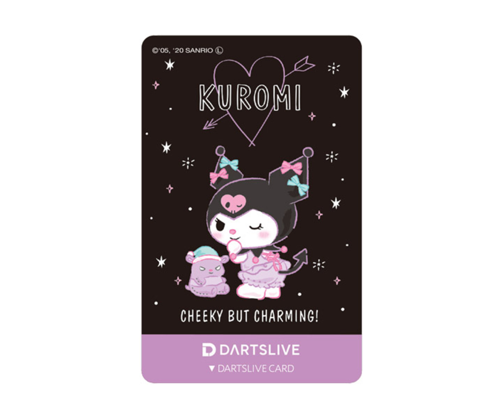 ゲームカード【ダーツライブ】クロミ ブラック｜ダーツ用品は