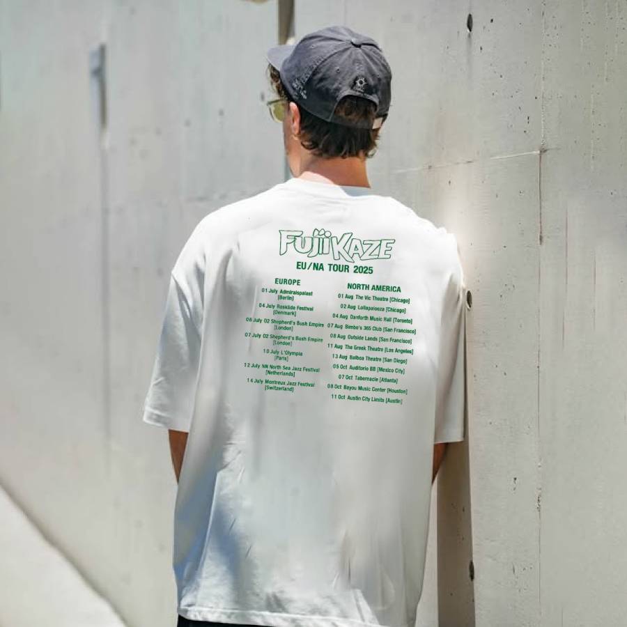 Fujii Kaze Eu/NA Tour 2025 T-shirt - Ricardo Seco Shop