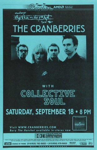 The Cranberries Vintage Concert Poster from Shoreline Amphitheatre