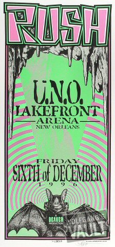 The Smashing Pumpkins Vintage Concert Silkscreen from Madison