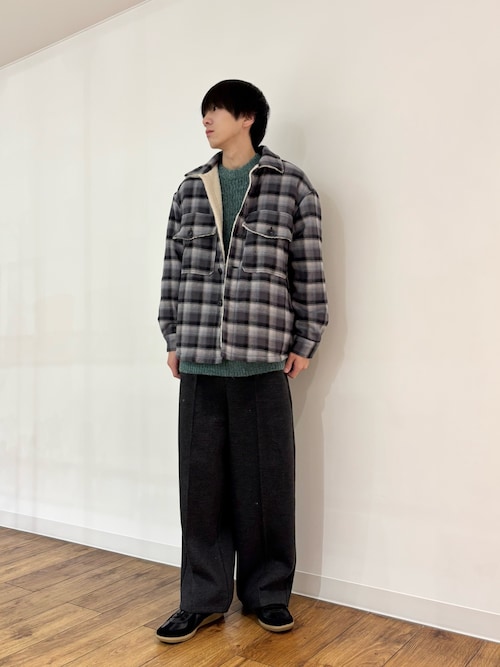 セール】オンブレーチェックボアジャケット（その他アウター）｜SENSE