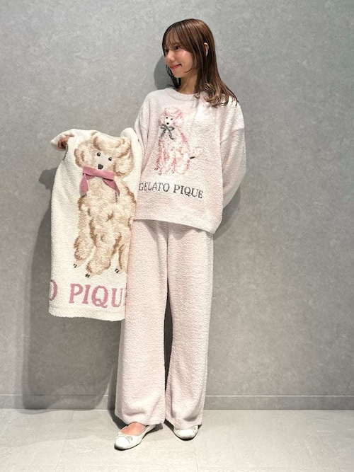 セール】プードルジャガードプランケット（ブランケット）｜gelato