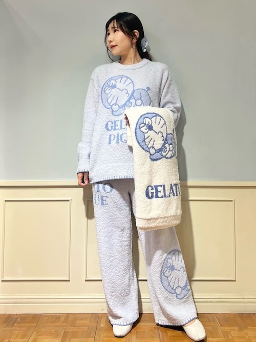 ドラえもん】ベビモコジャガードブランケット（ブランケット）｜gelato