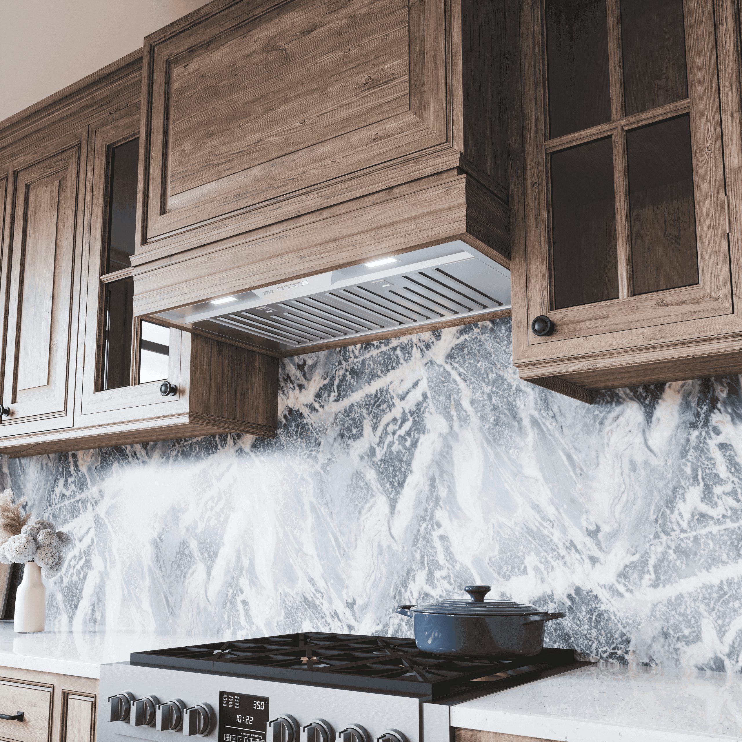 ZEPHYR Monsoon Mini II, 36in, SS, LED, ACT AK9534AS | Metro