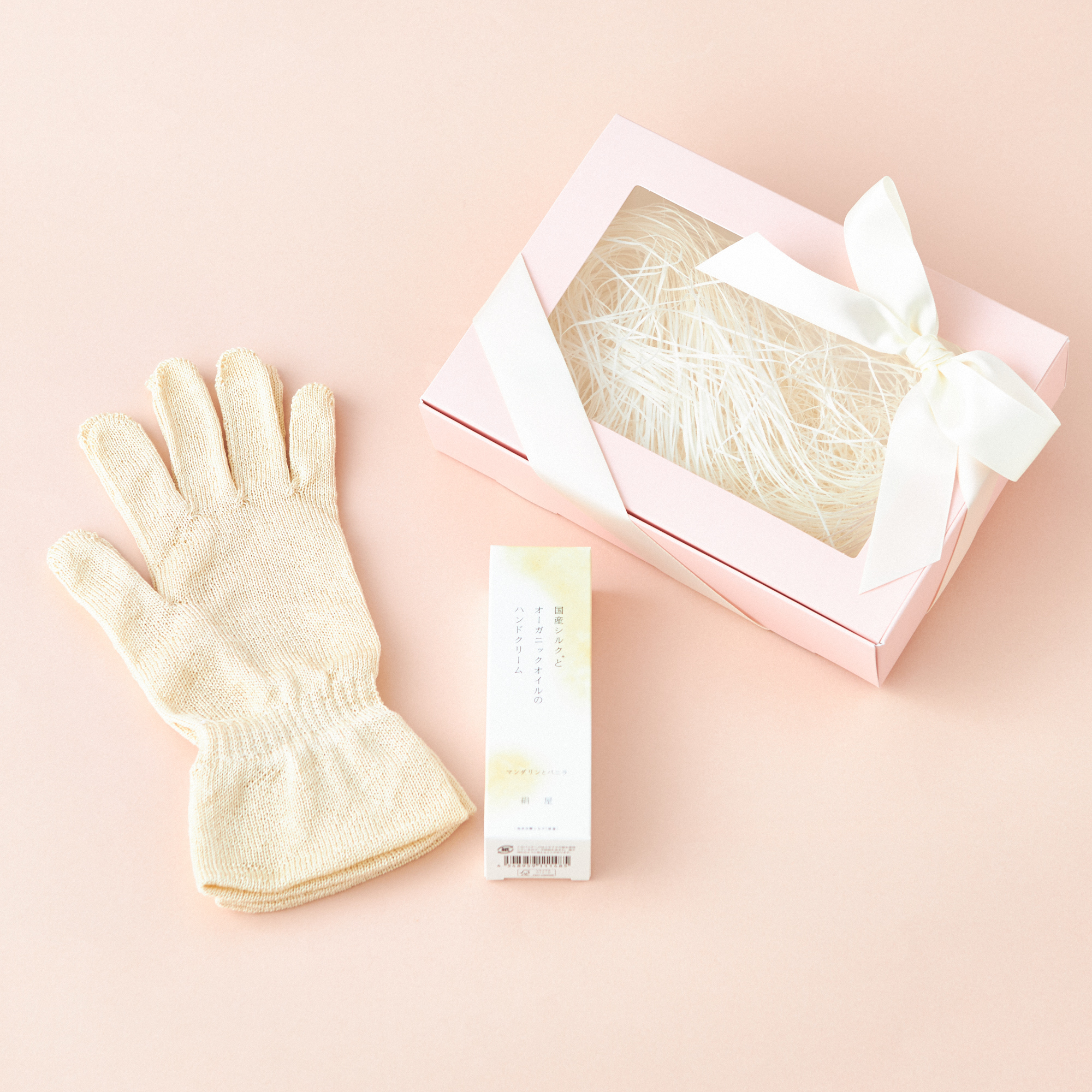 高級シルクのハンドケアセットBOX | 絹屋（きぬや） TANP（タンプ