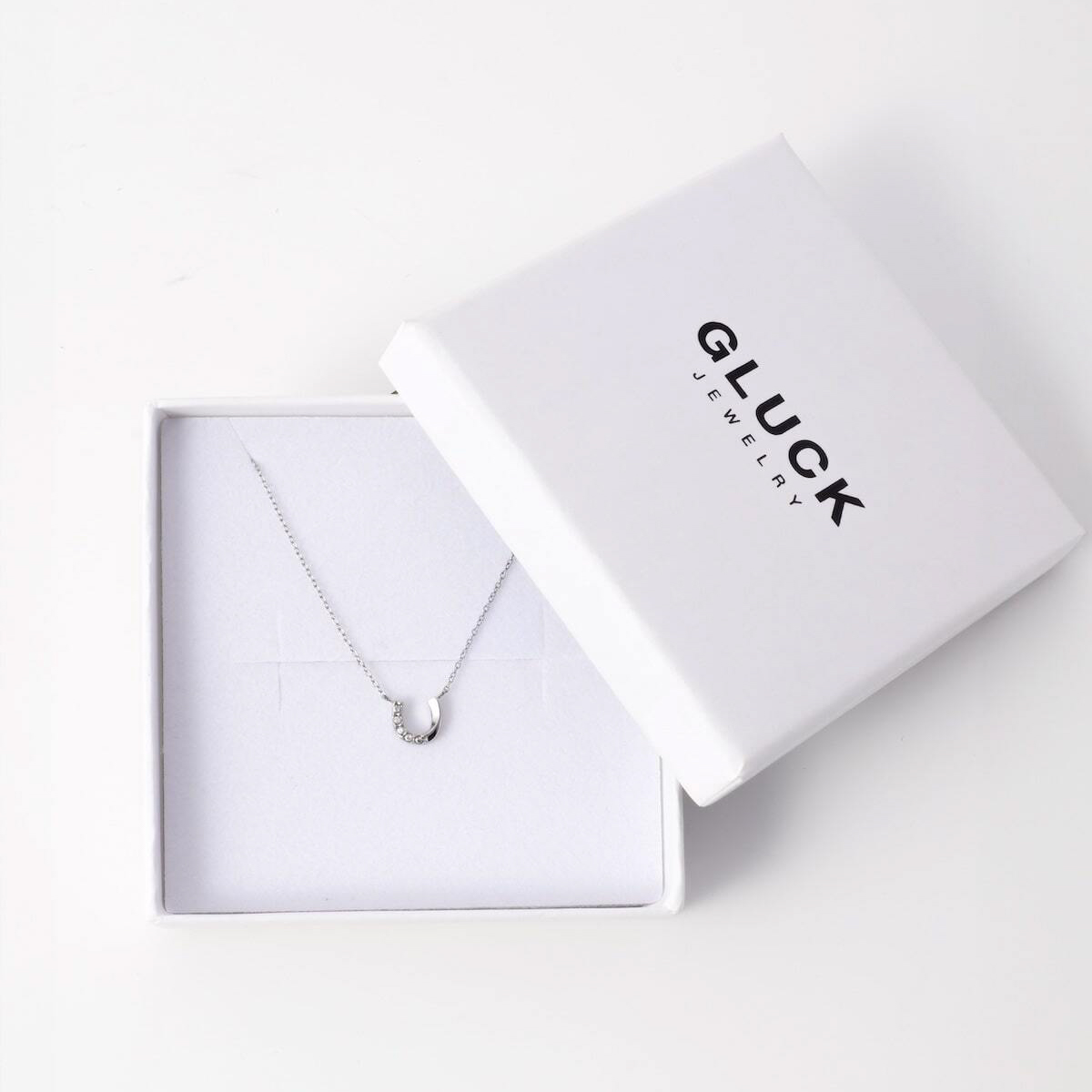 ギフトBOX入】Mini Horseshoe Necklace（ゴールド/シルバー） | GLUCK