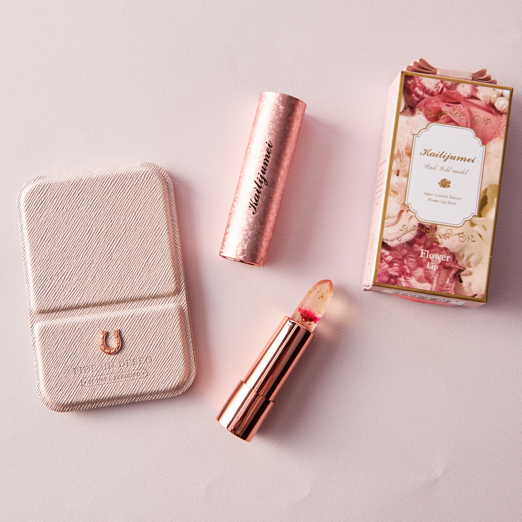 名入れフラワーリップとミラーの身だしなみBOX | kailijumei