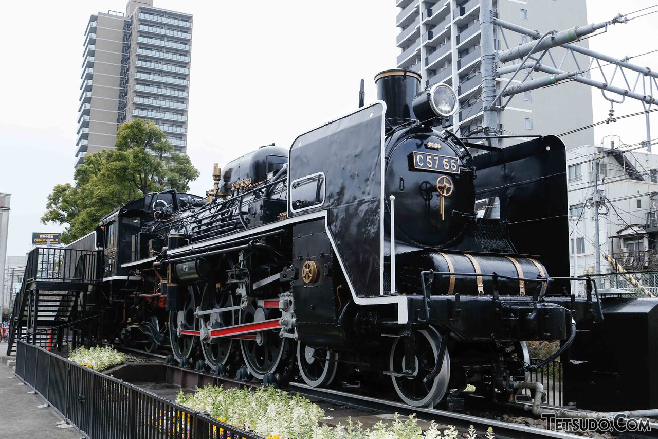 名づけて「足だけ動態保存」 都内の公園に生きる、車輪が動く蒸気機関